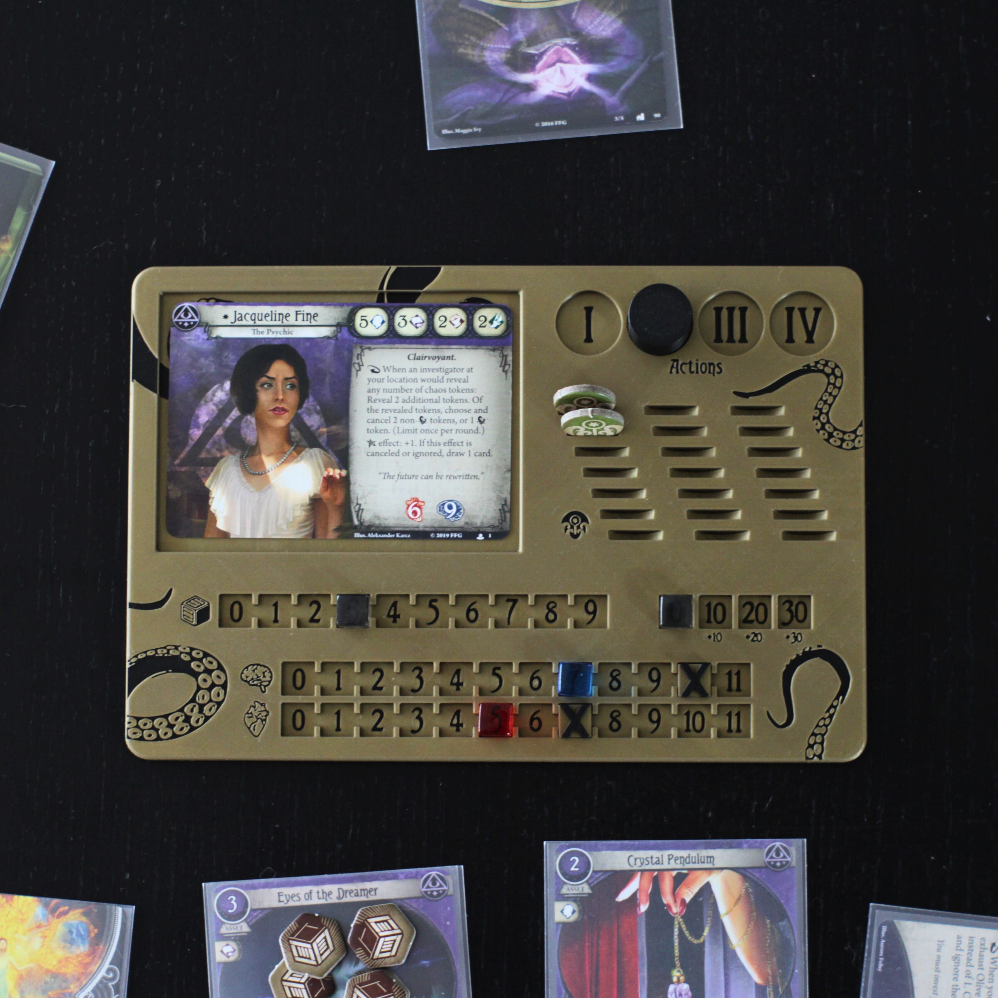 arkham horror card game player board Arkham Horror
